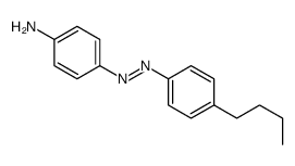 4-[(4-butylphenyl)diazenyl]aniline结构式