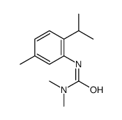 1,1-dimethyl-3-(5-methyl-2-propan-2-ylphenyl)urea结构式