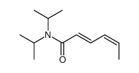 N,N-di(propan-2-yl)hexa-2,4-dienamide结构式