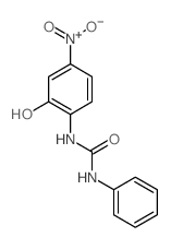 Urea,N-(2-hydroxy-4-nitrophenyl)-N'-phenyl- Structure