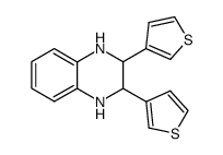 1,2,3,4-Tetrahydro-2,3-di(3-thienyl)chinoxalin Structure
