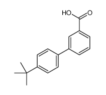 4’-叔丁基联苯-3-羧酸结构式