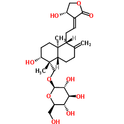 穿心莲内酯苷结构式