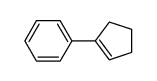 1-phenylcyclopentene Structure