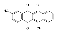 11-chloro-2,6-dihydroxytetracene-5,12-dione Structure