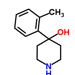 4-(2-甲基苯基)哌啶-4-醇结构式
