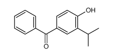 (4-hydroxy-3-propan-2-ylphenyl)-phenylmethanone Structure