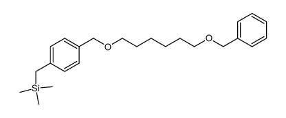 [4-({[6-(benzyloxy)hexyl]oxy}methyl)benzyl]trimethylsilane Structure
