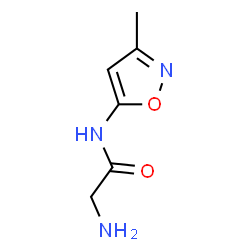 Isoxazole,5--alpha--aminoacetamido-3-methyl- (4CI) Structure