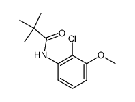Propanamide, N-(2-chloro-3-methoxyphenyl)-2,2-dimethyl- Structure