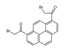 2-bromo-1-[8-(2-bromoacetyl)pyren-1-yl]ethanone Structure