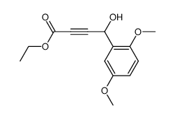 ethyl 4-(2,5-dimethoxyphenyl)-4-hydroxy-2-butynoate Structure