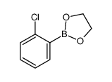 2-(2-chlorophenyl)-1,3,2-dioxaborolane结构式