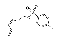 (Z)-hexa-3,5-dienyl p-toluenesulfonate Structure