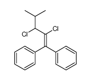 (2,3-dichloro-4-methyl-1-phenylpent-1-enyl)benzene Structure