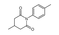 2,6-Piperidinedione, 4-methyl-1-(4-methylphenyl)结构式