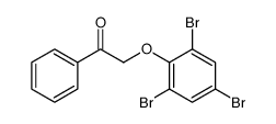 1-phenyl-2-(2,4,6-tribromophenoxy)ethanone Structure