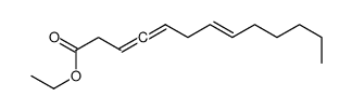 ethyl trideca-3,4,7-trienoate Structure