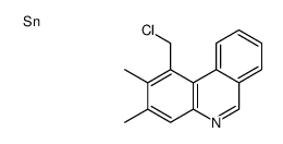 1-(chloromethyl)-2,3-dimethylphenanthridine,tin Structure