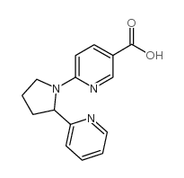 6-(2-pyridin-2-ylpyrrolidin-1-yl)pyridine-3-carboxylic acid结构式