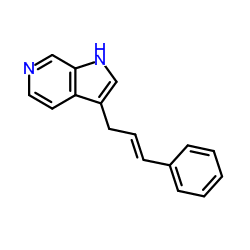 3-[(2E)-3-Phenyl-2-propen-1-yl]-1H-pyrrolo[2,3-c]pyridine Structure