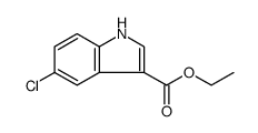 1H-Indole-3-carboxylic acid, 5-chloro-, ethyl ester Structure