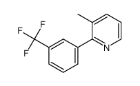 2-[3-(trifluoromethyl)phenyl]-3-methylpyridine Structure