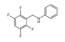 Benzenemethanamine, 2,3,5,6-tetrafluoro-N-phenyl Structure