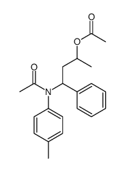 [4-(N-acetyl-4-methylanilino)-4-phenylbutan-2-yl] acetate结构式
