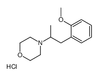 4-[1-(2-methoxyphenyl)propan-2-yl]morpholine,hydrochloride结构式