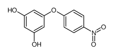 5-(4-nitrophenoxy)benzene-1,3-diol结构式