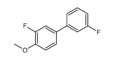 1,1'-Biphenyl, 3,3'-difluoro-4-methoxy Structure