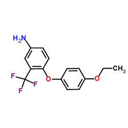 4-(4-Ethoxyphenoxy)-3-(trifluoromethyl)aniline Structure