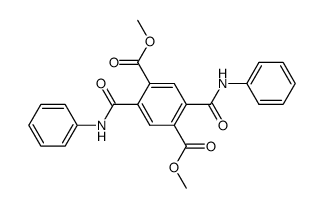 para-isomer dimethyl ester of pyromellityl dianilic acid Structure