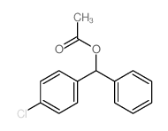 Benzenemethanol,4-chloro-a-phenyl-, 1-acetate结构式