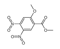 2-methoxy-4,5-dinitro-benzoic acid methyl ester Structure
