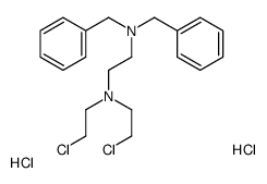 dibenzyl-[2-[bis(2-chloroethyl)azaniumyl]ethyl]azanium,dichloride Structure