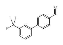 3'-(三氟甲基)联苯基-4-甲醛结构式