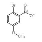 4-溴-3-硝基苯甲醚结构式