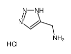 (1H-1,2,3-TRIAZOL-4-YL)METHANAMINE HYDROCHLORIDE Structure