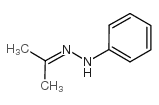 acetone phenylhydrazone Structure