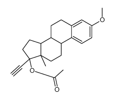 [(8R,9S,13S,14S)-17-ethynyl-3-methoxy-13-methyl-7,8,9,11,12,14,15,16-octahydro-6H-cyclopenta[a]phenanthren-17-yl] acetate结构式