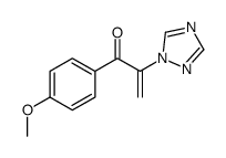 1-(4-methoxyphenyl)-2-(1,2,4-triazol-1-yl)prop-2-en-1-one结构式