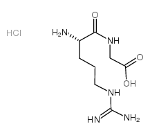H-Arg-Gly-OH · HCl Structure