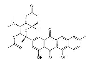 (+)-2',4'-di-O-acetylnogarene结构式