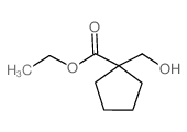 1-(羟基甲基)环戊烷羧酸乙酯结构式