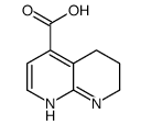 5,6,7,8-tetrahydro-1,8-naphthyridine-4-carboxylic acid结构式