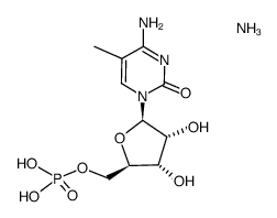 5-甲基尿苷-5'-单磷酸结构式