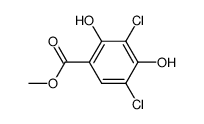 Methyl 3,5-dichloro-2,4-dihydroxybenzoate structure