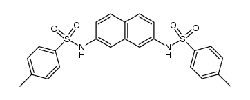 2,7-di(p-toluenesulfonamido)naphthalene Structure